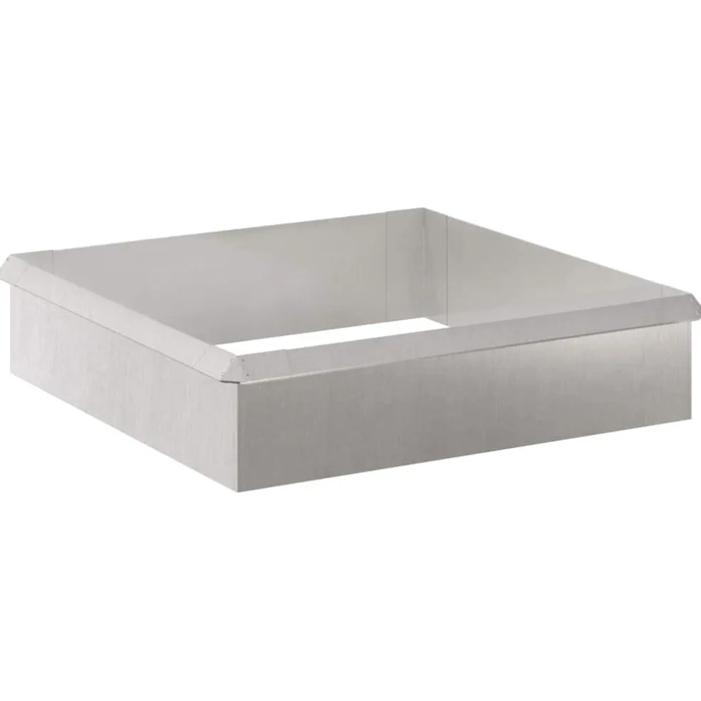vidaXL Slakkenhekken 8 st 100 x 3,5 x 25 cm Roestvrij staal Zilver