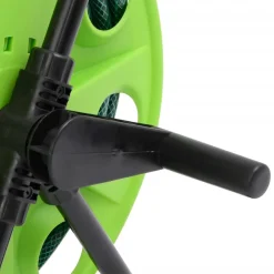 vidaXL Slanghaspelkar met 30 m slang PVC groen