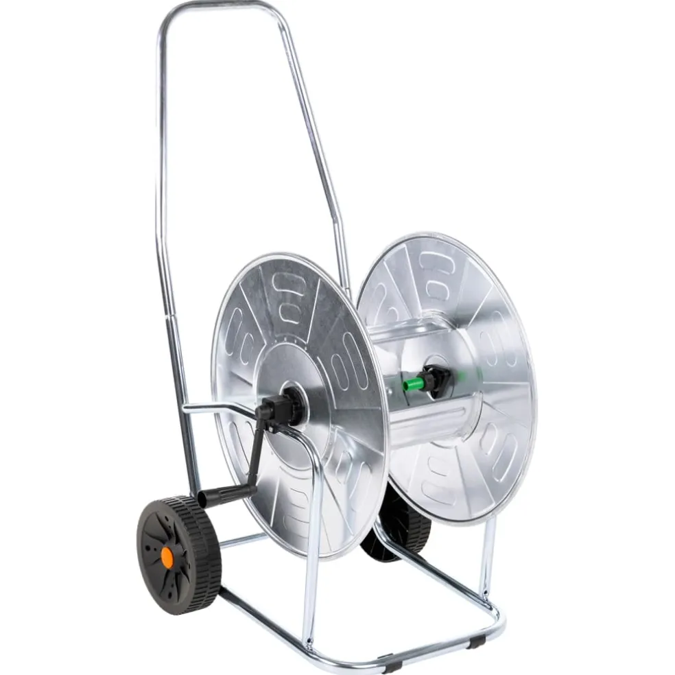 vidaXL Slanghaspelkar voor 80 m 3/4" slang staal