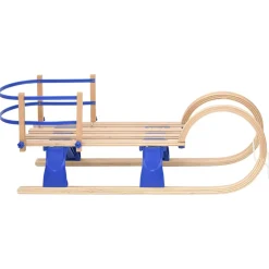 vidaXL Slee met rugleuning inklapbaar 110 cm multiplex
