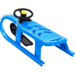 vidaXL Slee met stuur 102,5x40x23 cm polypropeen blauw