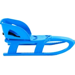 vidaXL Slee met zitje 102,5x40x23 cm polypropeen blauw