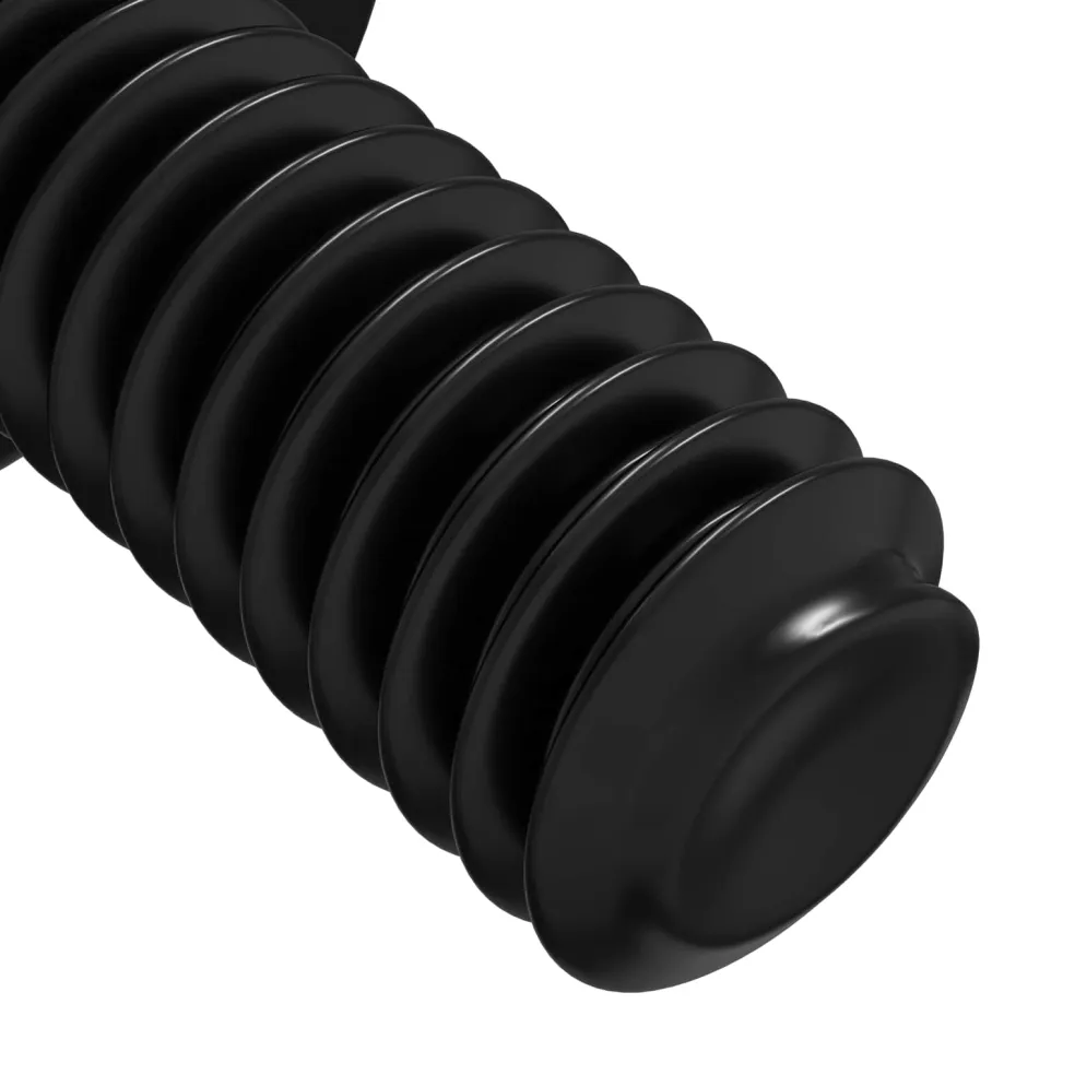 vidaXL Sleeve Schroeven 2 st Zwart M4 x 10 mm Staal