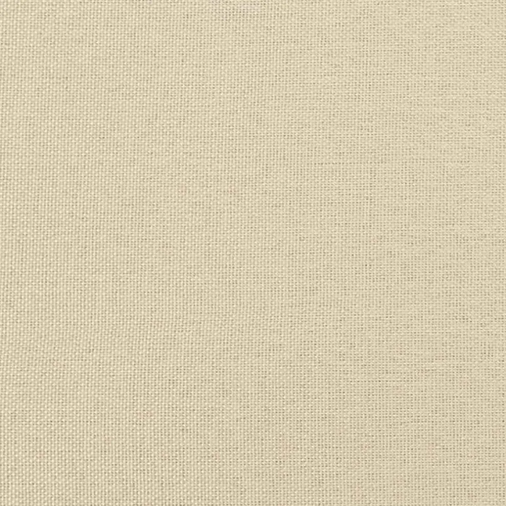 vidaXL Slipper Stoel Crème 56,5 x 70 x 110 cm Stof
