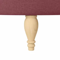 vidaXL Slipper Stoel Wijnrood 56,5 x 70 x 110 cm Stof