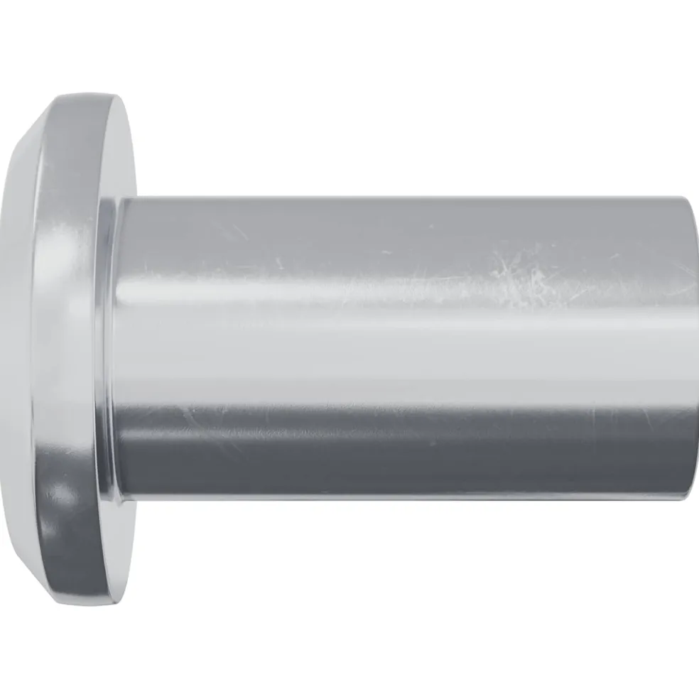 vidaXL Slotmoer 2 st Zilver M6 x 15 mm Staal