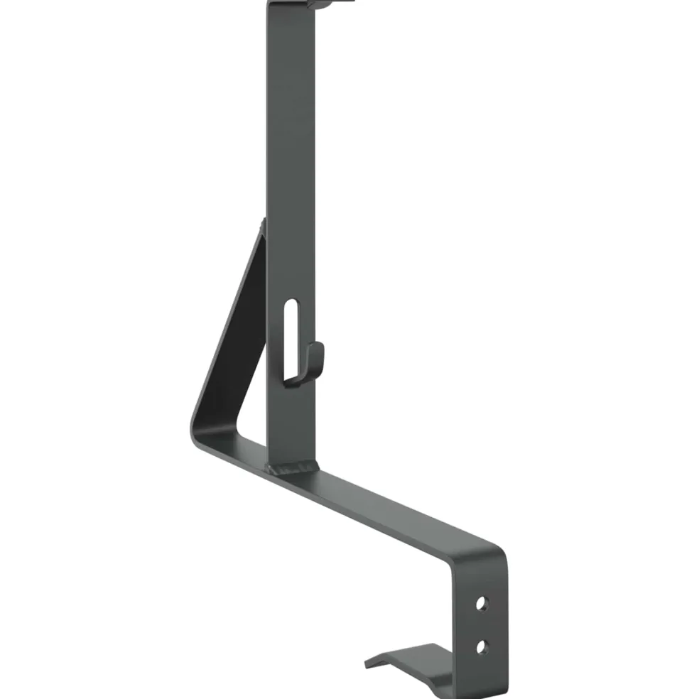 vidaXL Sneeuwbeveiligingsteun Antraciet 29,5 x 3 x 34,5 cm Staal