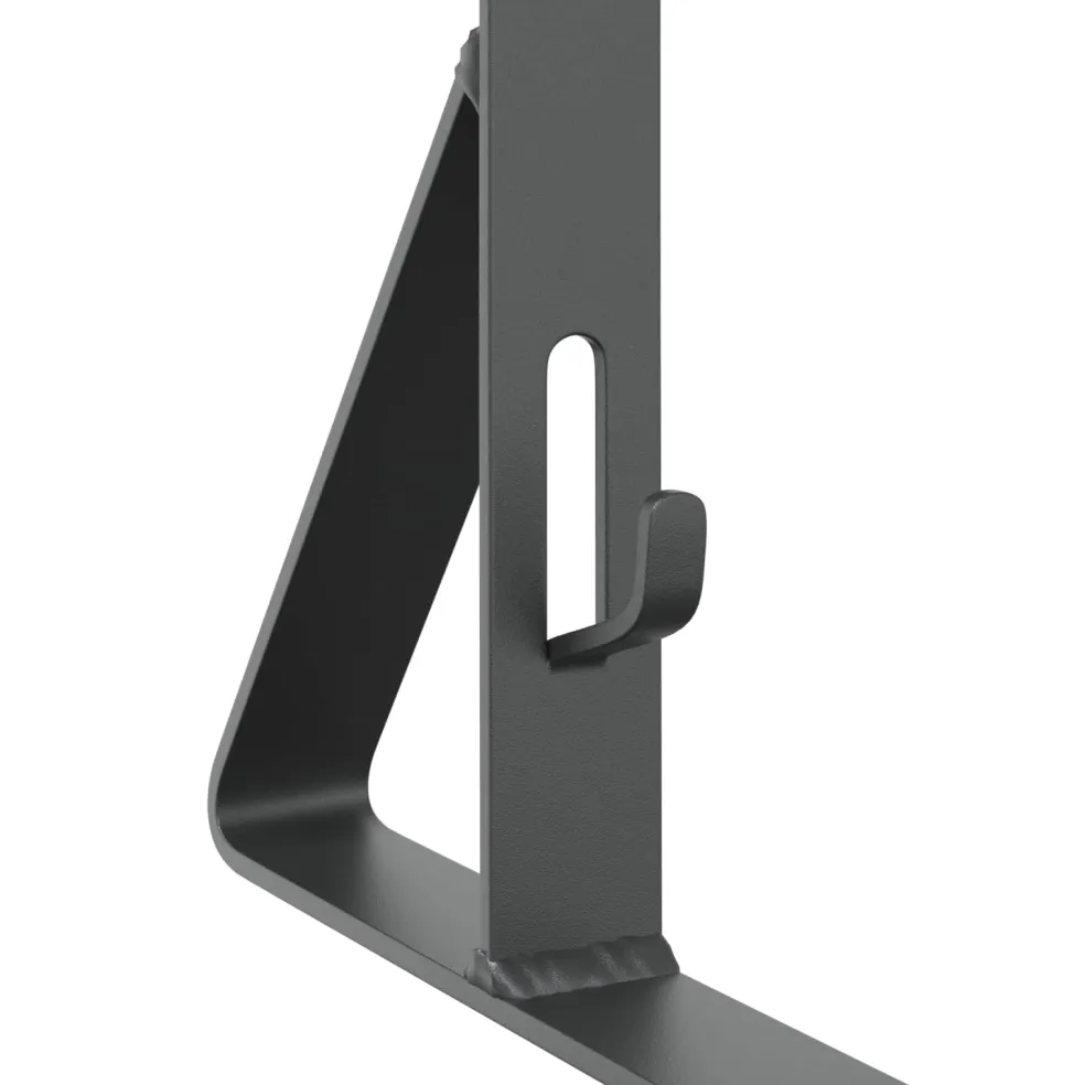 vidaXL Sneeuwbeveiligingsteun Antraciet 29,5 x 3 x 34,5 cm Staal