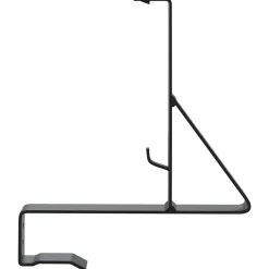 vidaXL Sneeuwbeveiligingsteun Zwart 29,5 x 3 x 34,5 cm Staal
