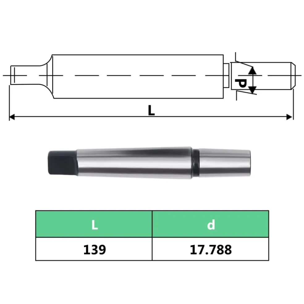 vidaXL Snelspanboorkop MT2-B18 met 16 mm klembereik