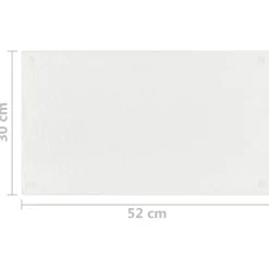 vidaXL Snijplanken 2 st met transparant bubbelpatroon gehard glas