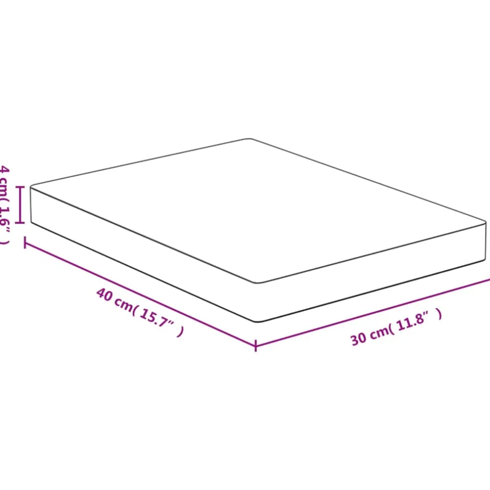 vidaXL Snijplank 30x40x4 cm bamboe
