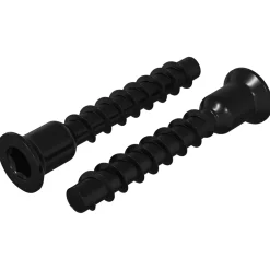 vidaXL Socket cap head schroef 2 st Zwart 7 x 40 mm IJzer
