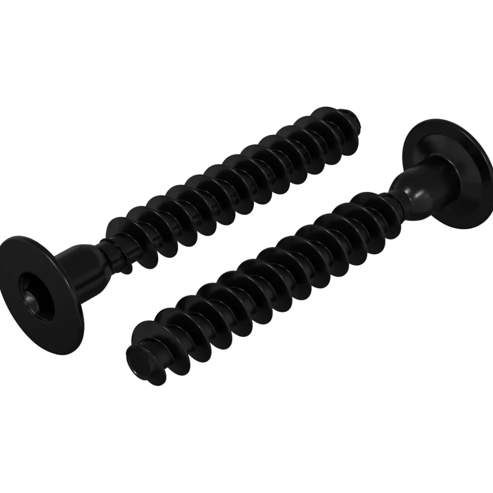 vidaXL Socket cap head schroef 2 st Zwart M5 x 40 mm IJzer