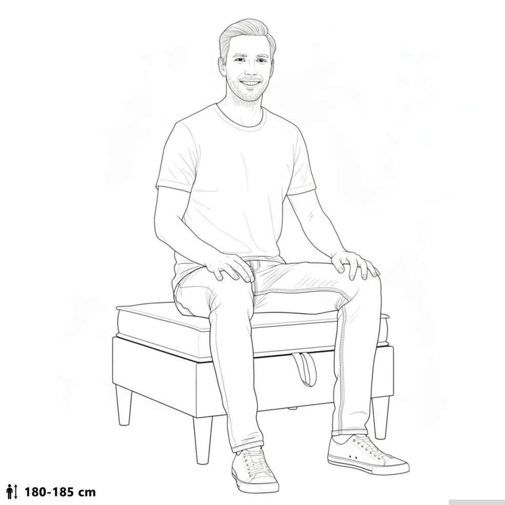 vidaXL Sofa Kruk met Opslag Donkergrijs Fluweel