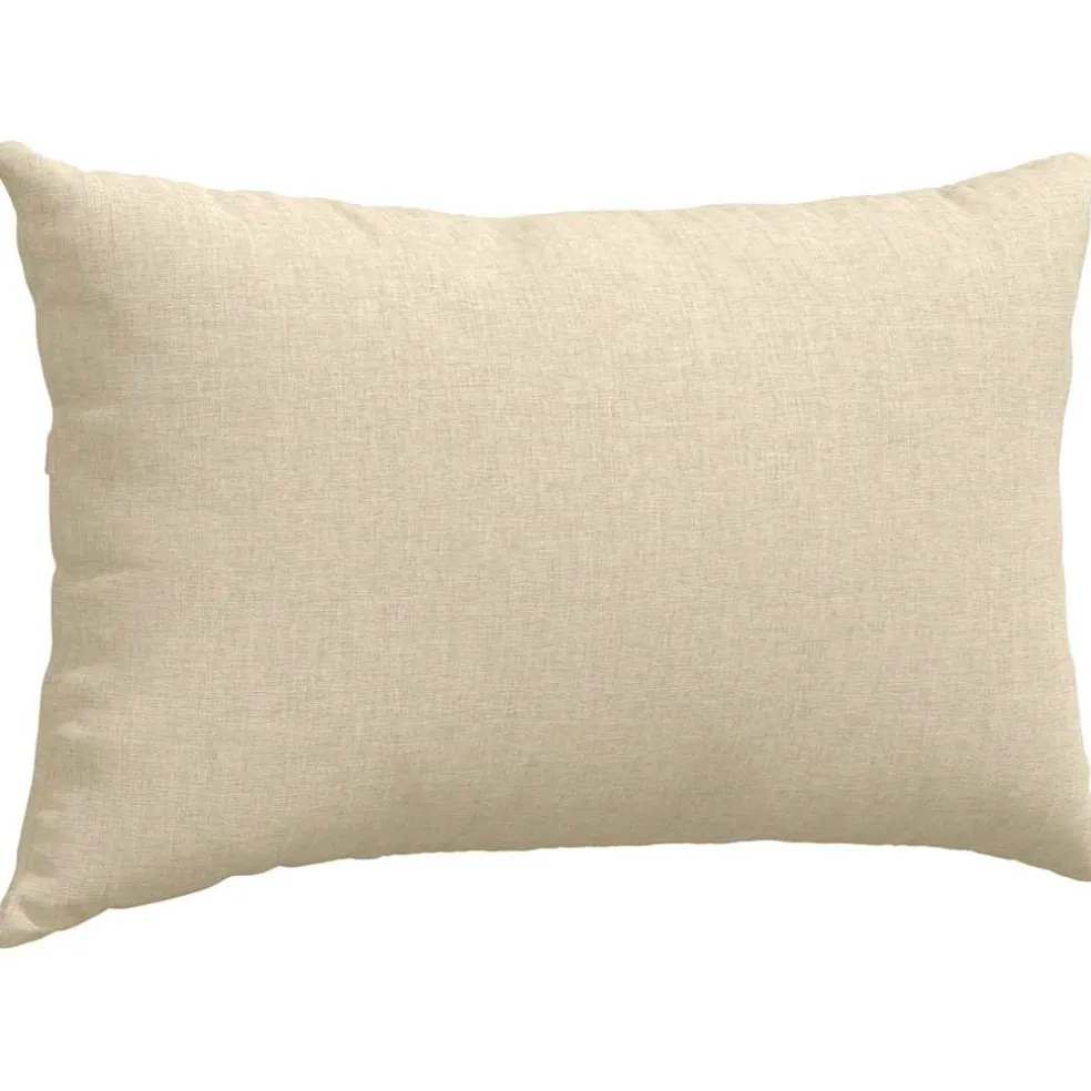 vidaXL Sofa Kussens 2 st Stof Crème 50 x 30 cm