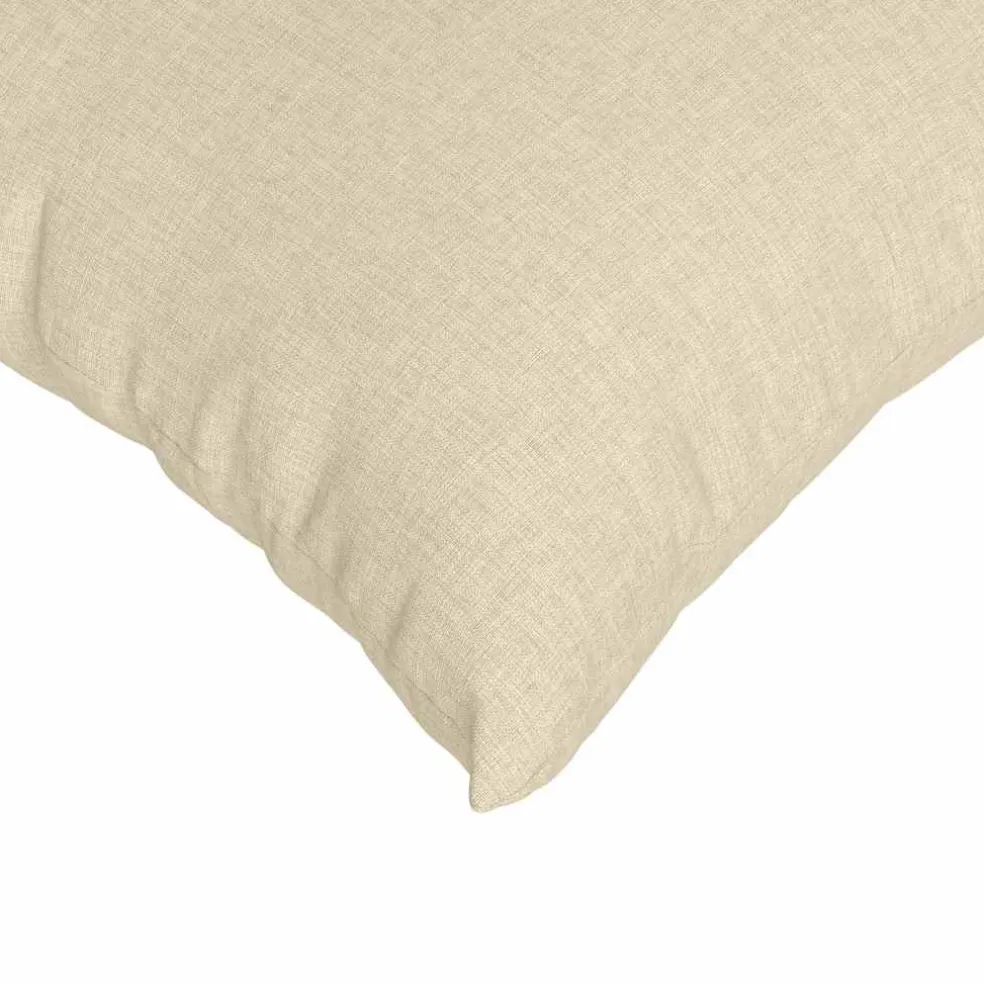 vidaXL Sofa Kussens 2 st Stof Crème 50 x 30 cm