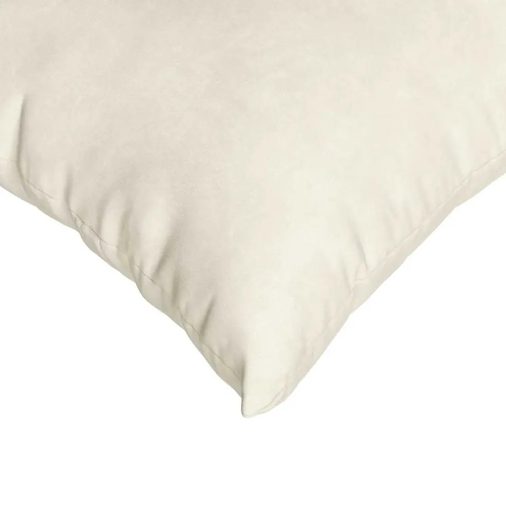 vidaXL Sofa Kussens 2 stuks Crème 50 x 30 cm Cordstof