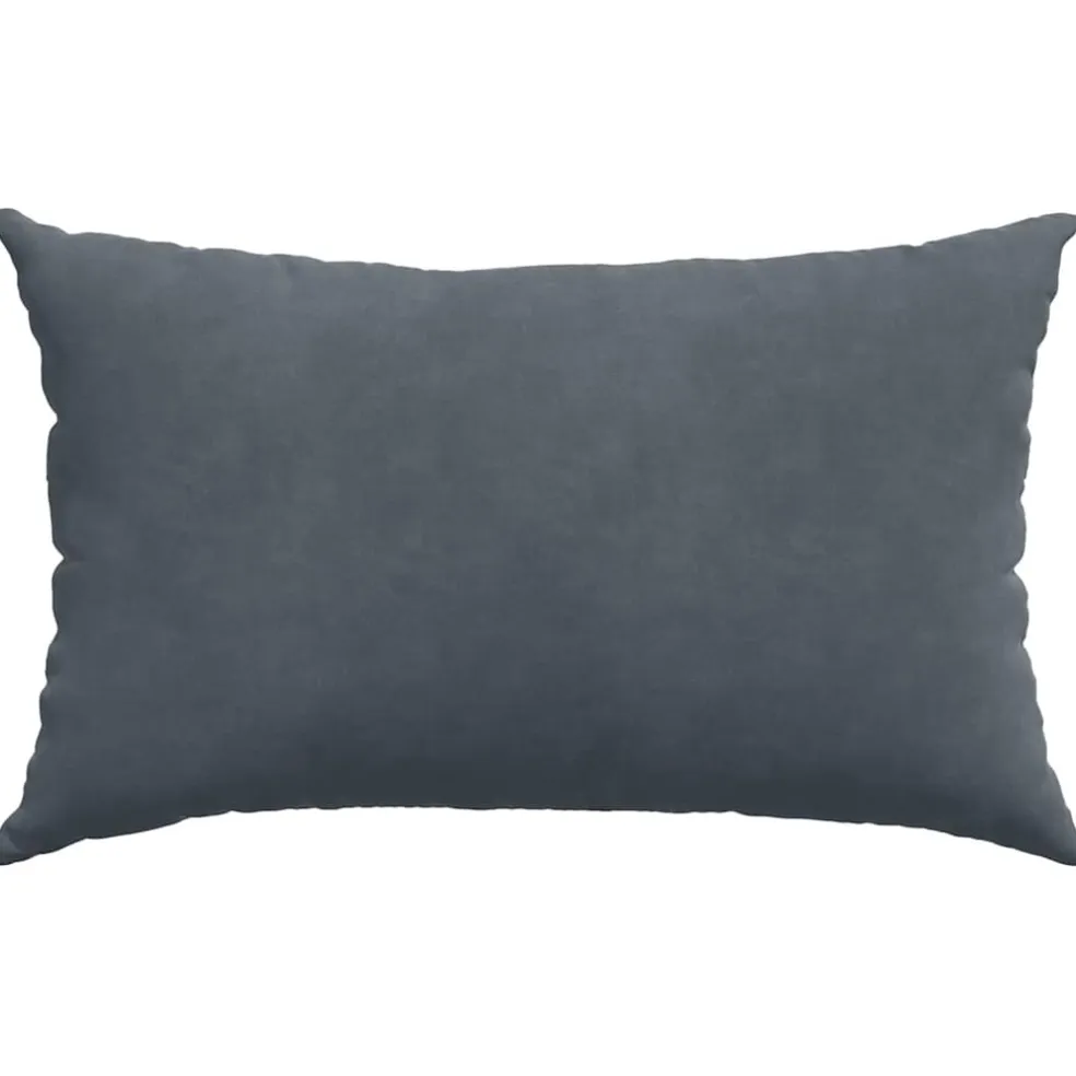 vidaXL Sofa Kussens 2 stuks Donkergrijs 50 x 30 cm Cordstof