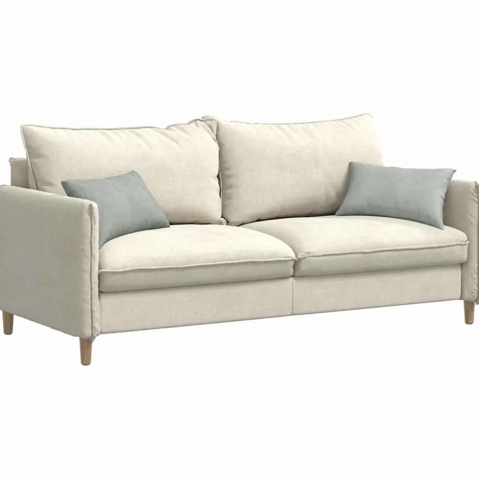 vidaXL Sofa Kussens 2 stuks Lichtgrijs 50 x 30 cm Cordstof