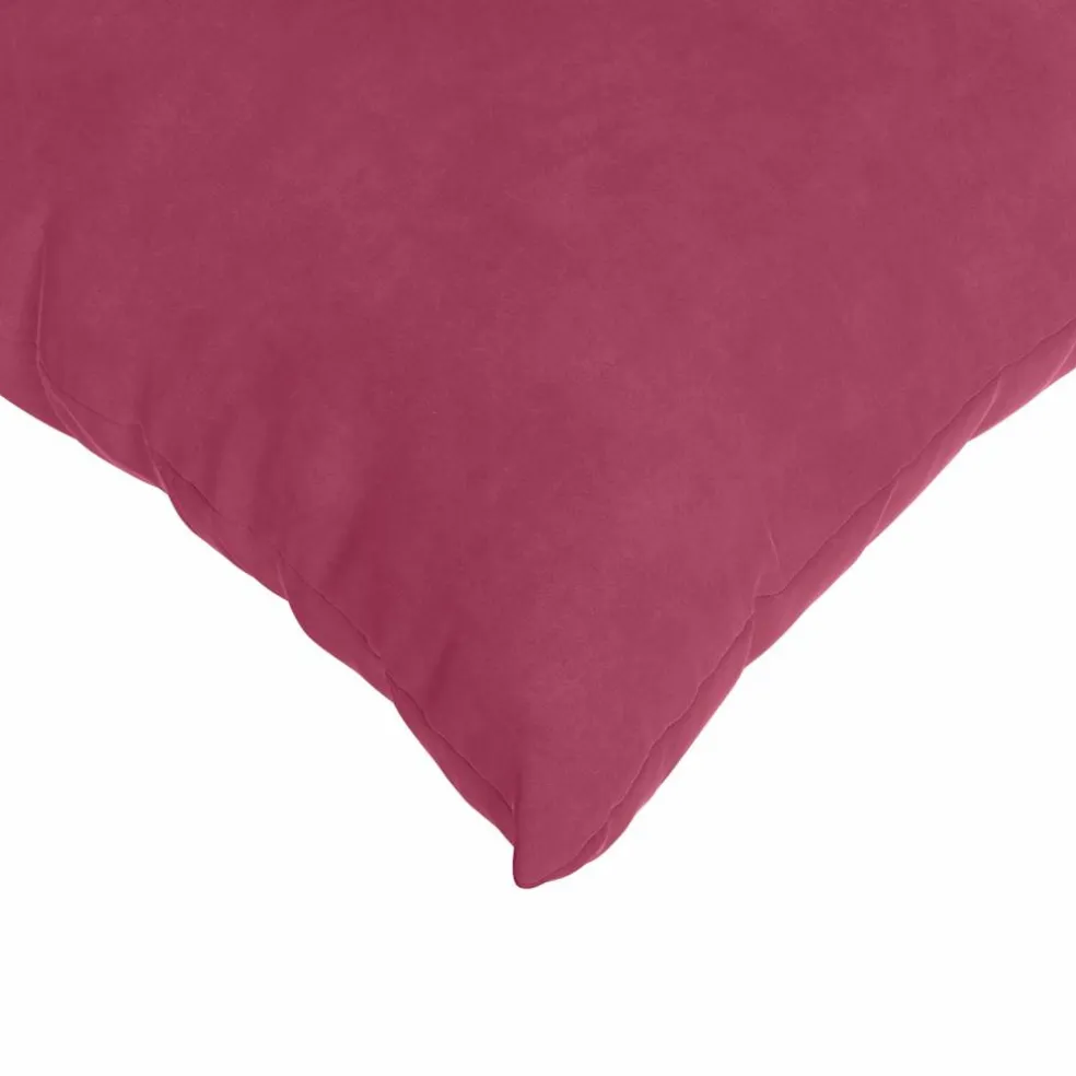 vidaXL Sofa Kussens 2 stuks Wijnrood 50 x 30 cm Cordstof