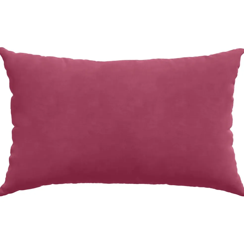 vidaXL Sofa Kussens 2 stuks Wijnrood 50 x 30 cm Cordstof