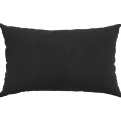vidaXL Sofa Kussens 2 stuks Zwart 50 x 30 cm Cordstof