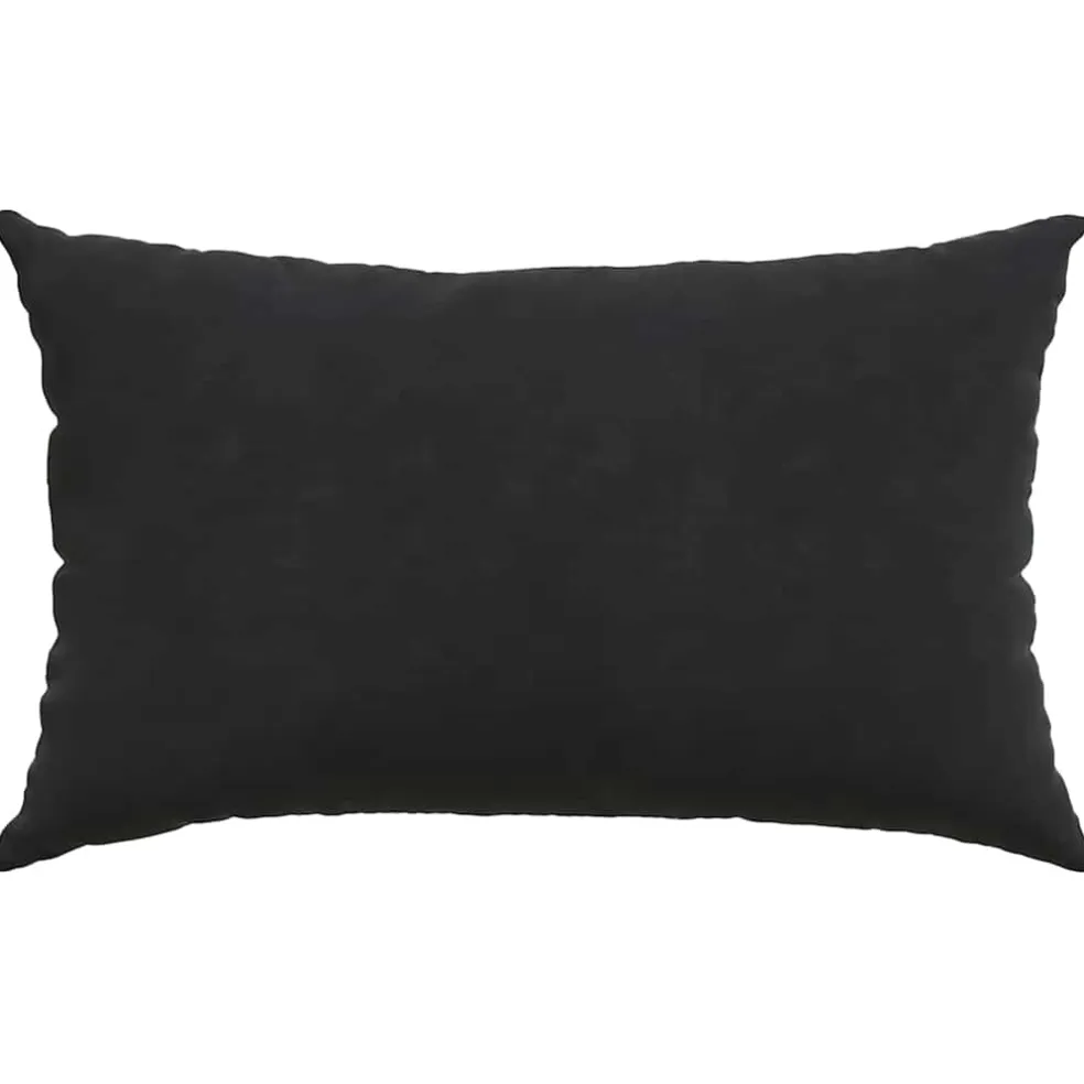 vidaXL Sofa Kussens 2 stuks Zwart 50 x 30 cm Cordstof