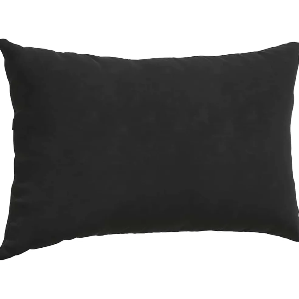 vidaXL Sofa Kussens 2 stuks Zwart 50 x 30 cm Cordstof