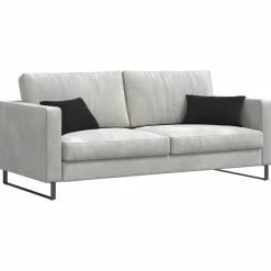 vidaXL Sofa Kussens 2 stuks Zwart 50 x 30 cm Cordstof