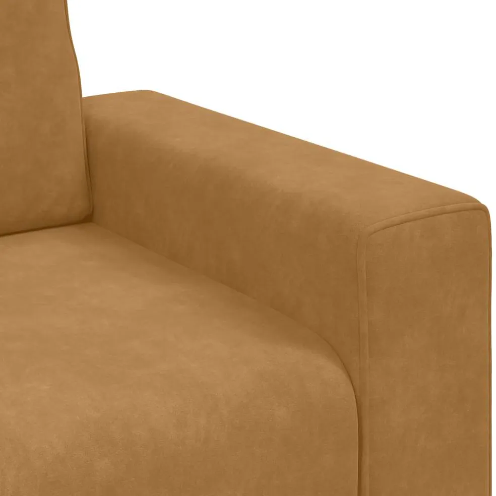 vidaXL Sofastoel Bruin 100x77x82 cm Fluweel