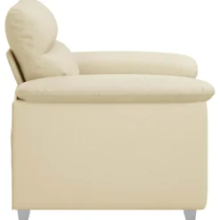 vidaXL Sofastoel Crème 100x81x84 cm Kunstleer
