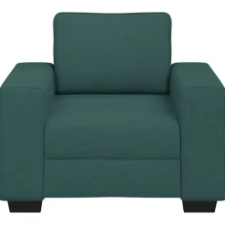 vidaXL Sofastoel Donkergroen 100x77x82 cm Stof