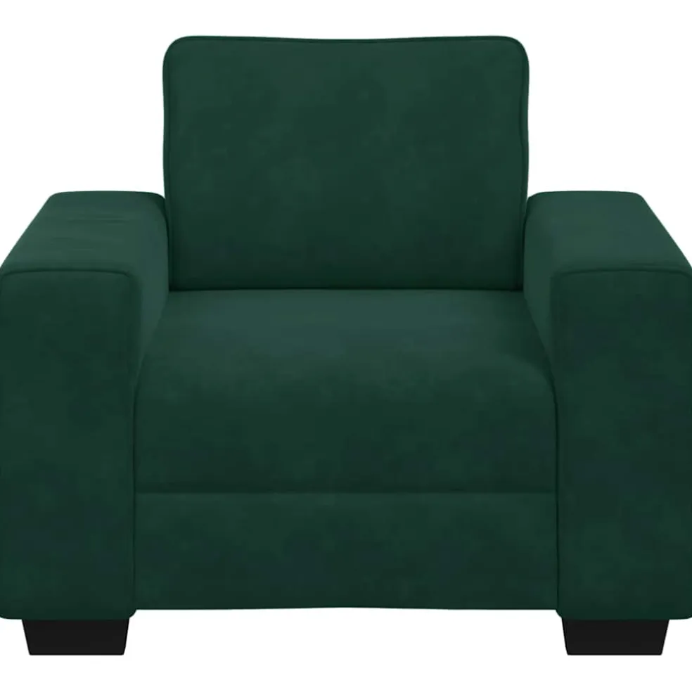 vidaXL Sofastoel Donkergroen 100x77x82 cm Fluweel