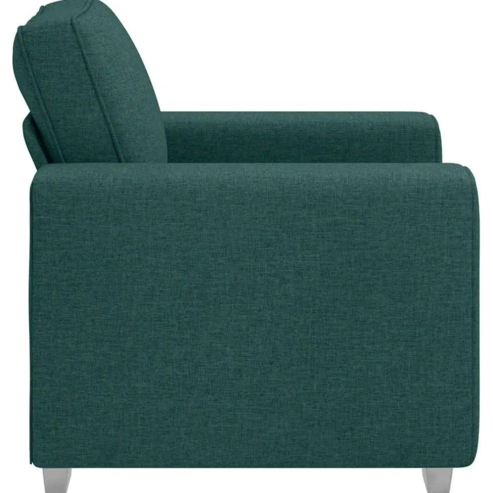 vidaXL Sofa Stoel Donkergroen 100 cm Stof