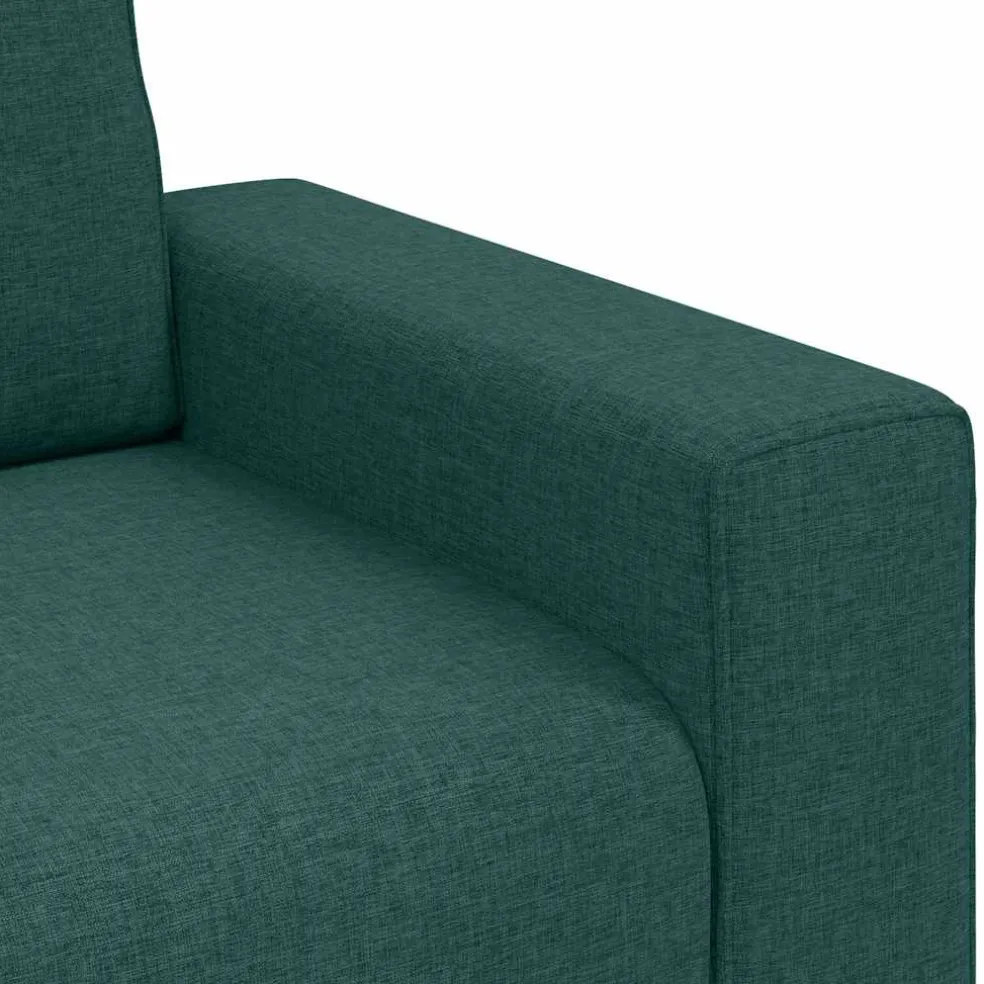 vidaXL Sofa Stoel Donkergroen 100 cm Stof
