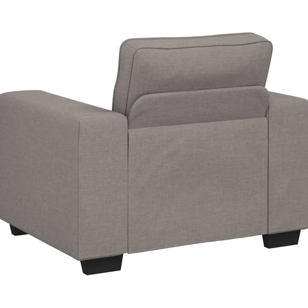 vidaXL Sofastoel Taupe 100x77x82 cm Stof