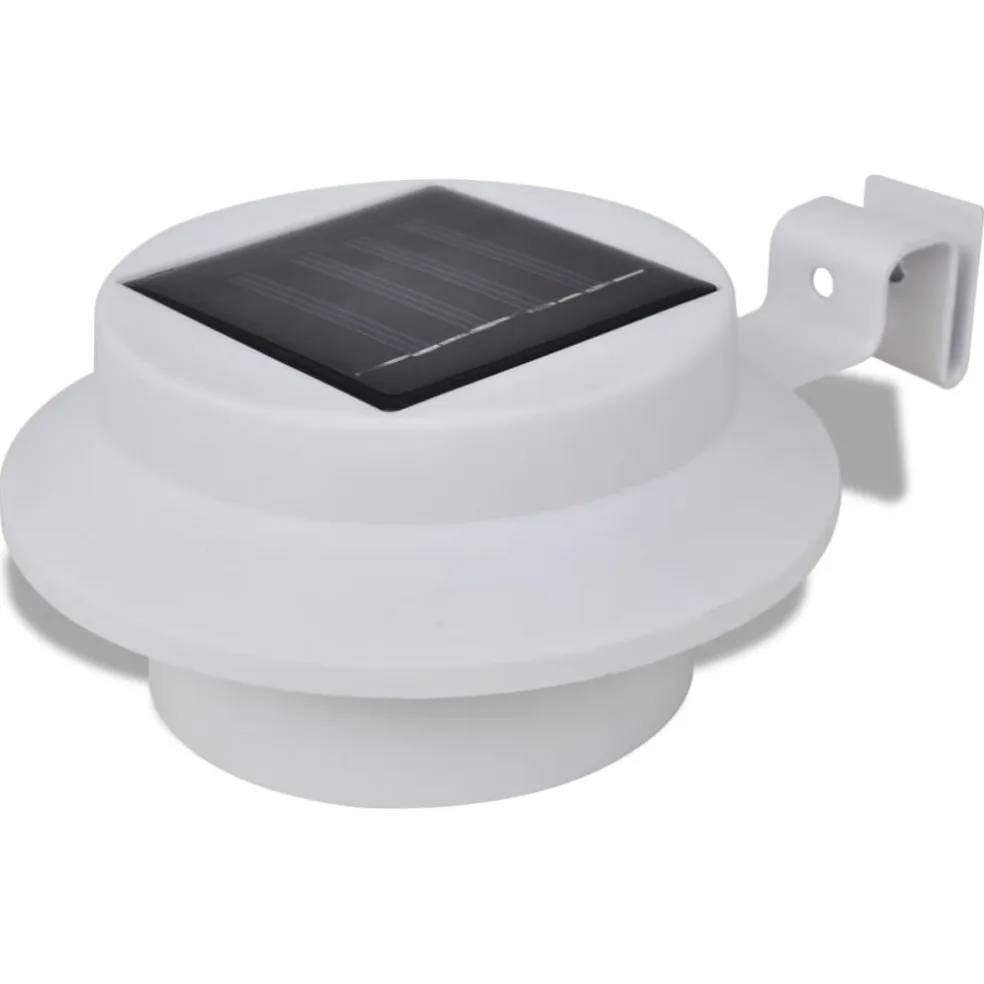 vidaXL Solar buitenlampset 6 stuks wit