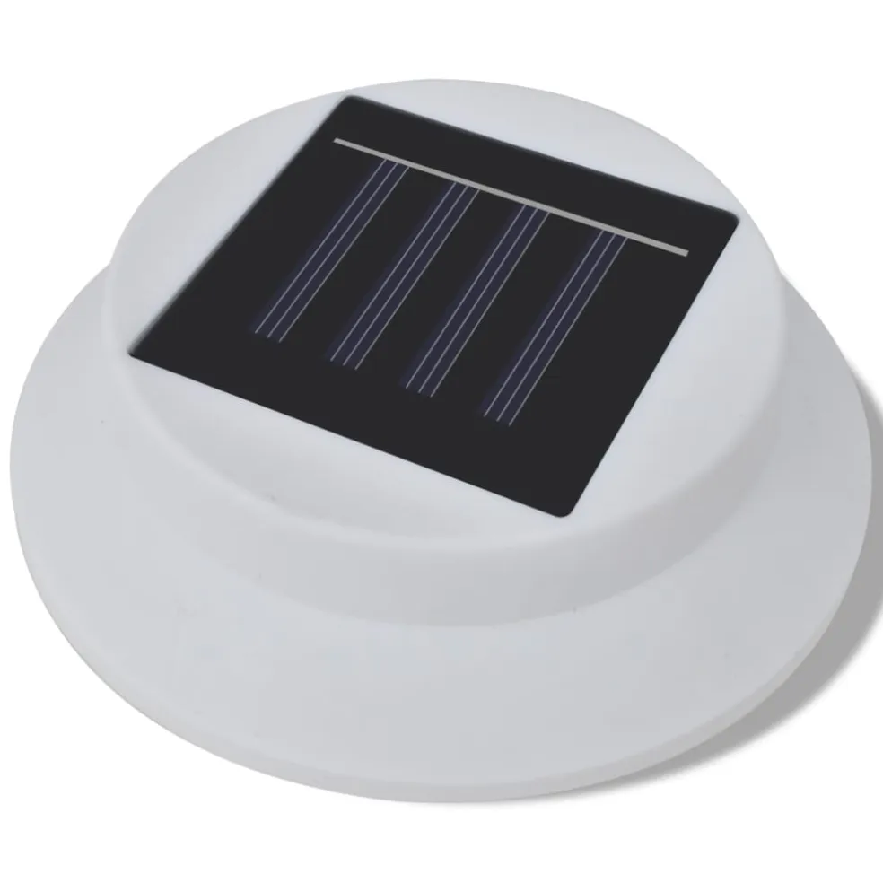 vidaXL Solar buitenlampset 6 stuks wit