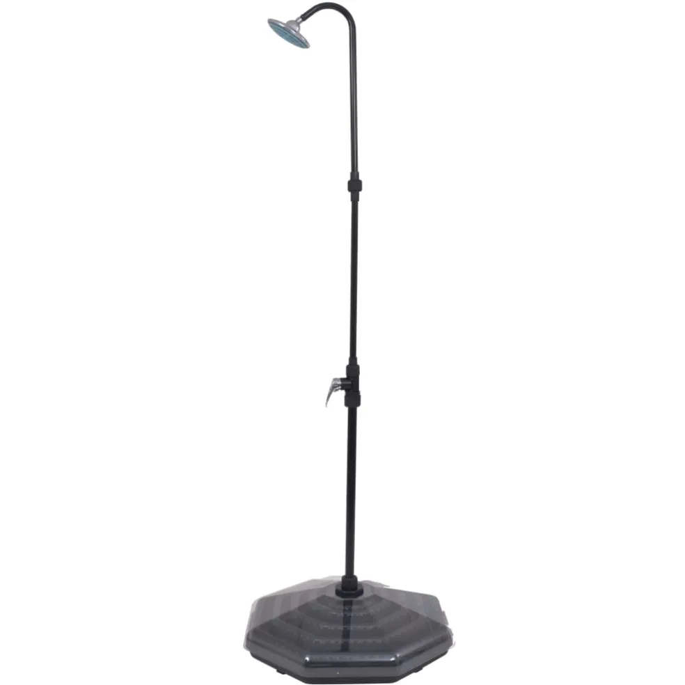 vidaXL Solar douche 20 L aluminium HDPE