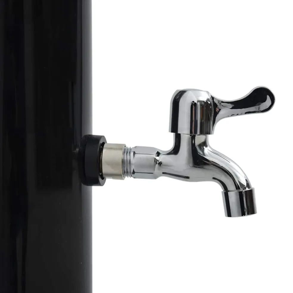 vidaXL Solardouche 20 L 220 cm zwart