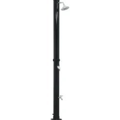 vidaXL Solardouche 20 L 220 cm zwart