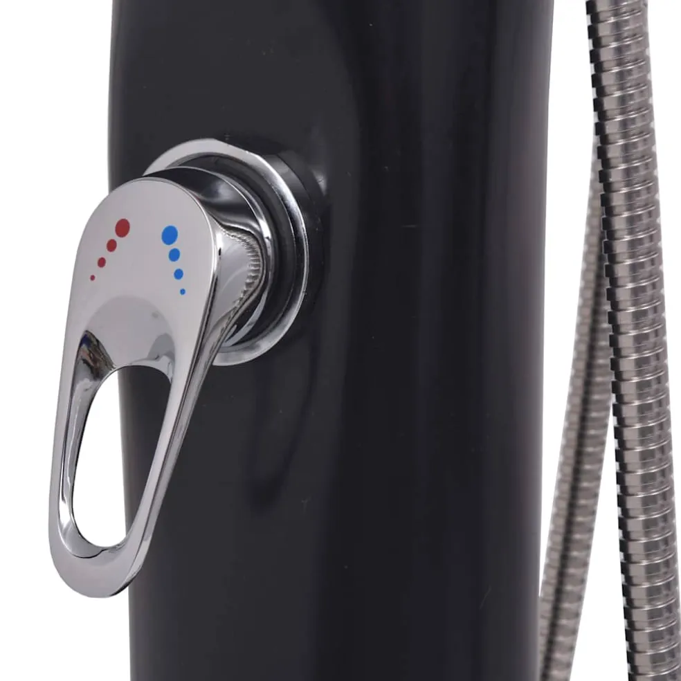 vidaXL Solar douche 8 L PVC staal