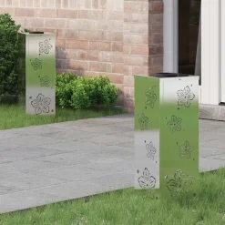 vidaXL Solar LED Pad Licht 2 st Warmwit 18 x 18 x 50 cm