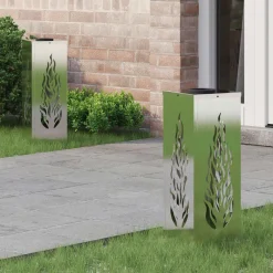 vidaXL Solar LED Pad Licht 2 st Warmwit 18 x 18 x 50 cm