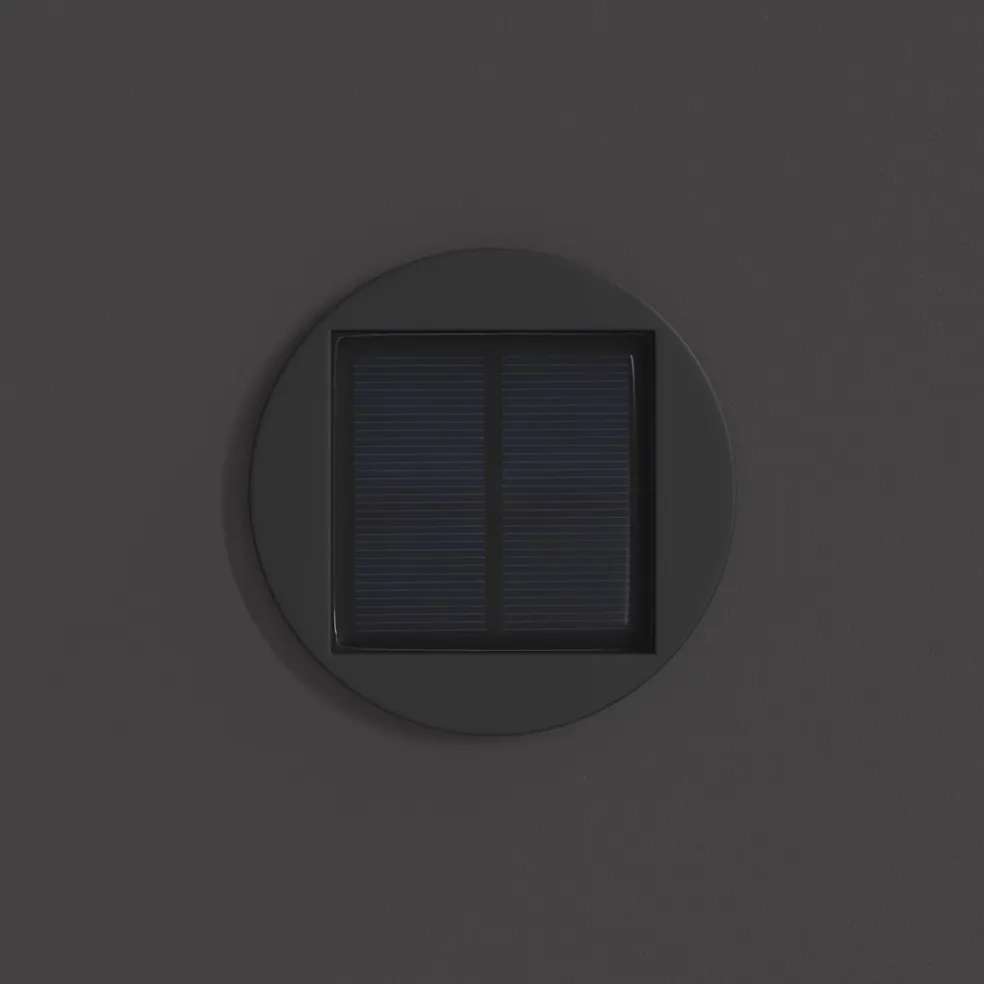 vidaXL Solar LED Pad Licht 2 st Warmwit 18 x 18 x 50 cm