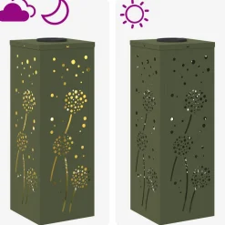 vidaXL Solar LED Pad Licht 2 st Warmwit 18 x 18 x 50 cm