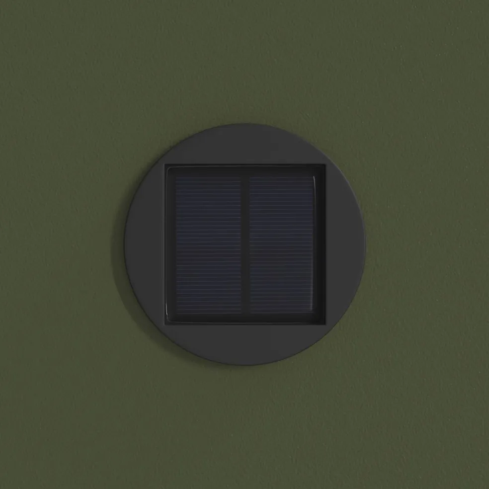 vidaXL Solar LED Pad Licht 2 st Warmwit 18 x 18 x 50 cm