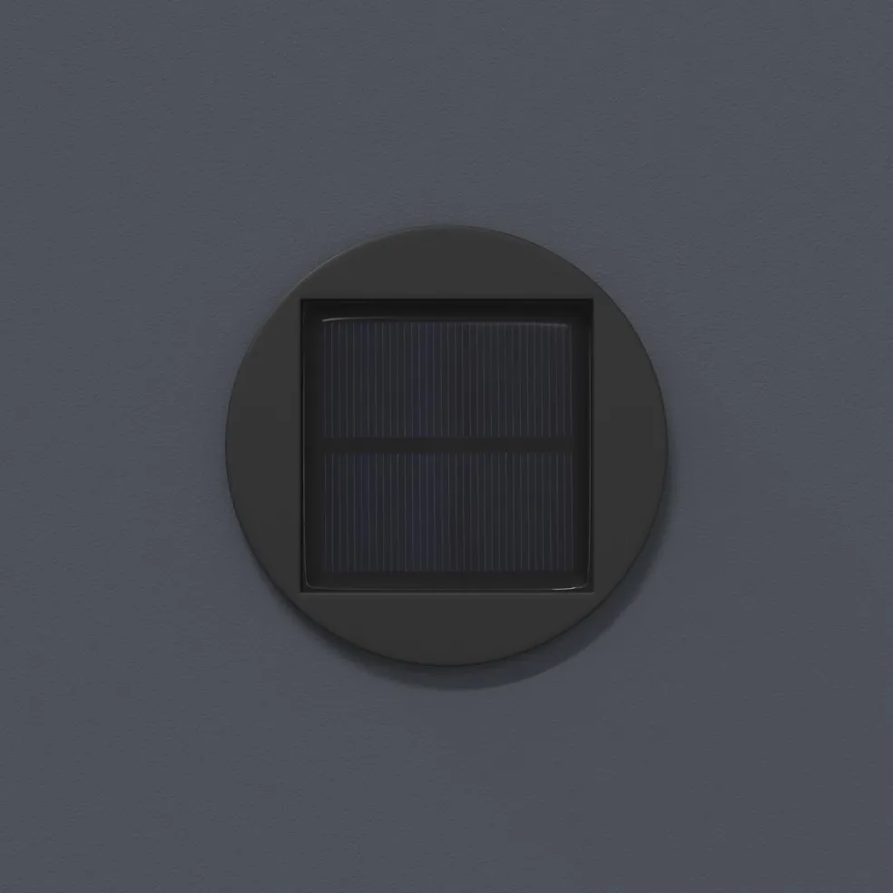 vidaXL Solar LED Pad Licht 2 st Warmwit 18 x 18 x 50 cm