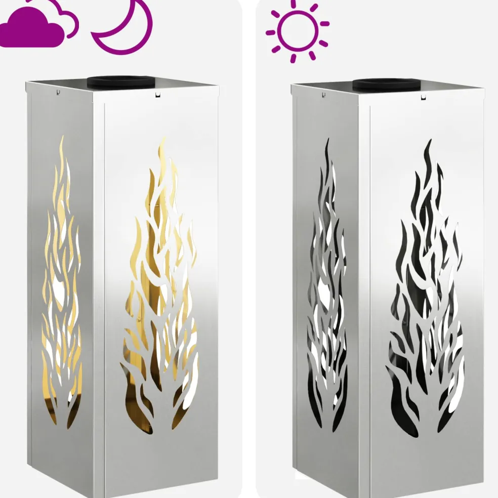 vidaXL Solar LED Pad Licht 2 st Warmwit 18 x 18 x 50 cm